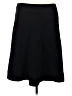 Rafaella Solid Black Casual Skirt Size 16 - photo 1