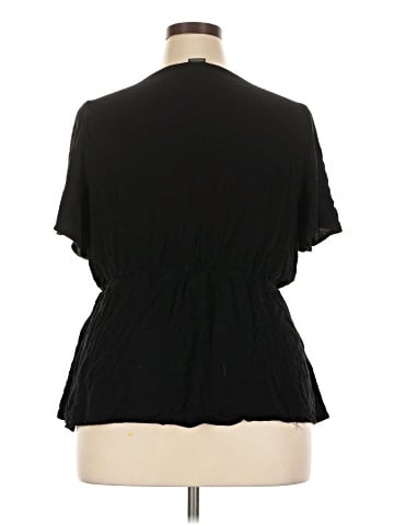 City Chic Short Sleeve Blouse (view 2)
