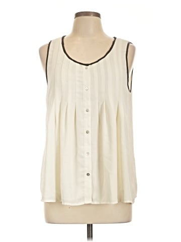 Skies Are Blue Sleeveless Blouse (view 1)