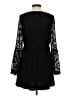Topshop 100% Polyester Black Casual Dress Size 4 - photo 2