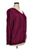 BLOOMCHIC Hearts Burgundy Pink Pullover Sweater Size 14 - 16 - photo 4