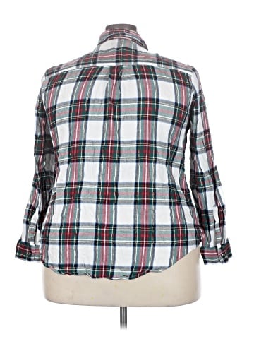Style&Co 3/4 Sleeve Button-Down Shirt (view 2)