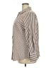 Foxcroft Chevron-herringbone Brown Long Sleeve Blouse Size 18 - photo 5