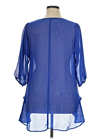 Lily White 3/4 Sleeve Blouse (view 2)