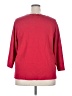 Bechamel 100% Cotton Red 3/4 Sleeve Top Size 2X - photo 2