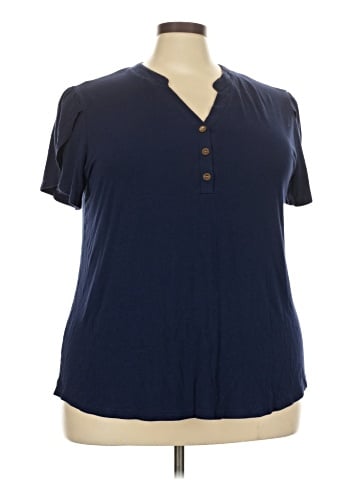 Popyoung Short Sleeve Henley (view 1)