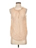 Leith 100% Rayon Tan Sleeveless Blouse Size S - photo 1