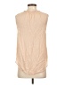Leith 100% Rayon Tan Sleeveless Blouse Size S - photo 2