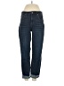 Jag Chevron-herringbone Blue Jeans Size 4 - photo 1