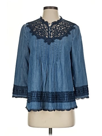 Holding Horses 3/4 Sleeve Blouse (view 1)