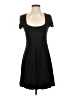 Cache Solid Black Casual Dress Size 2 - photo 1