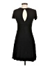 Cache Solid Black Casual Dress Size 2 - photo 2