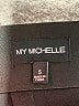 My Michelle Solid Black Formal Skirt Size 5 - photo 4