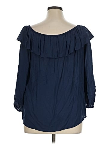 Velvet by Graham & Spencer 3/4 Sleeve Blouse (view 2)