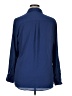 Mossimo 100% Polyester Blue Long Sleeve Blouse Size XL - photo 2
