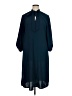 Connected Apparel 100% Polyester Teal Casual Dress Size 14 - photo 1