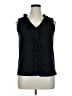 Chaps 100% Cotton Black Sleeveless Blouse Size XL - photo 1