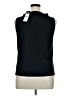 Chaps 100% Cotton Black Sleeveless Blouse Size XL - photo 2