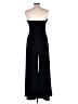Shape FX Solid Black Jumpsuit Size L - photo 2