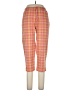 Erika Plaid Orange Casual Pants Size 10 - photo 1