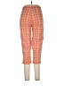 Erika Plaid Orange Casual Pants Size 10 - photo 2