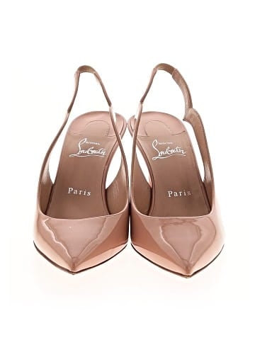 Christian Louboutin Patent Leather Hot Chick 75mm Heels (view 2)