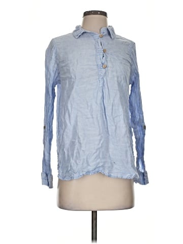 Sigrid Olsen Long Sleeve Button-Down Shirt (view 1)