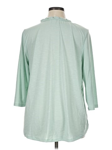 Christopher & Banks 3/4 Sleeve Blouse (view 2)