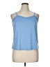 Christopher & Banks 100% Polyester Blue Tank Top Size XL - photo 1