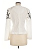 Leslie Fay Graphic White Jacket Size 6 - photo 2
