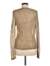 Apostrophe Metallic Tan Cardigan Size M - photo 2