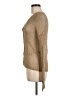 Apostrophe Metallic Tan Cardigan Size M - photo 5