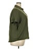 Haute Monde 100% Polyester Green Short Sleeve Blouse Size 2X - photo 4