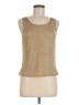 Apostrophe Gold Sleeveless Top Size M - photo 1