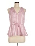 Sam Edelman 100% Polyester Pink Sleeveless Blouse Size M - photo 1