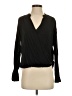 Splendid Black Long Sleeve Blouse Size S - photo 1