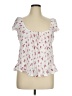Lovesick 100% Cotton White Short Sleeve Top Size 1X Plus (1) - photo 1