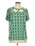 Cato Green Short Sleeve Blouse Size M - photo 1