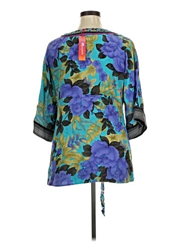 Monsoon 3/4 Sleeve Silk Top (view 2)