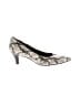 Clarks Animal Print Ivory Heels Size 7 - photo 1