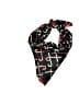Echo 100% Polyester Black Scarf One size - photo 1