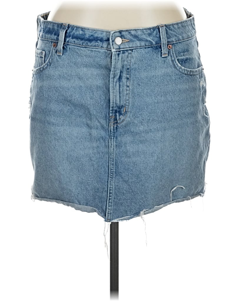 Pre-owned Old Navy Denim Skirt In Blue