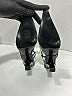 Chanel 100% Leather Gray Slingback Heels Size EU 35 1/2 - photo 6