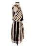 BCBGeneration 100% Polyester Graphic Tan Casual Dress Size 4 - photo 4