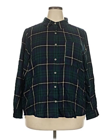 Style&Co 3/4 Sleeve Button-Down Shirt (view 1)