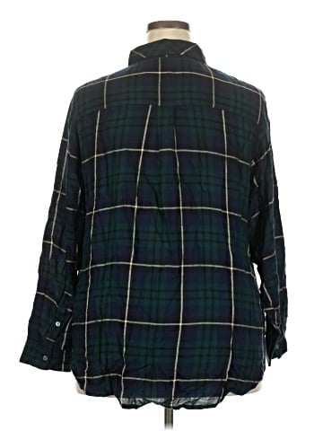 Style&Co 3/4 Sleeve Button-Down Shirt (view 2)