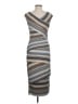 Bailey 44 Stripes Gray Cocktail Dress Size M - photo 2