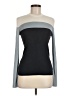 Theory 100% Silk Color Block Gray Silk Pullover Sweater Size M - photo 1