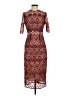 ASOS 100% Polyester Burgundy Cocktail Dress Size 4 - photo 1