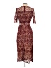 ASOS 100% Polyester Burgundy Cocktail Dress Size 4 - photo 2